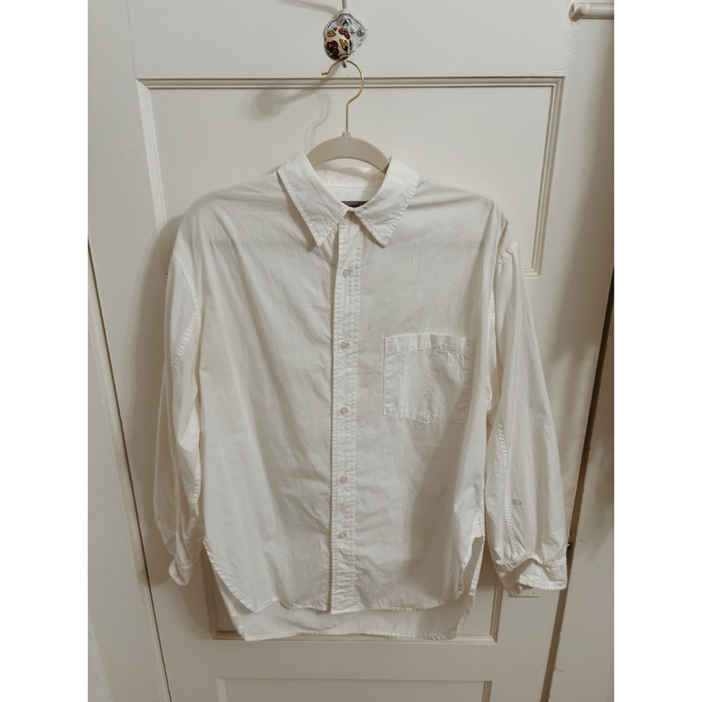 Citizens of Humanity Kayla Shirt in Optic White Size Medium